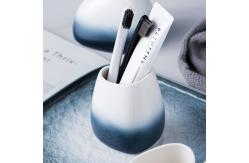 China White Ceramic Bathroom Set Simple Design Unique Home Accessories supplier