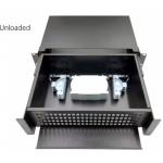 3U 19inch Empty Slide Rail Rack mount patch panel for sale