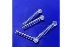 China Factory custom high temperature resistant bulb quartz tube supplier