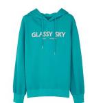 Letter Pattern Casual Pullover Sweater Hoodies With 3D Print Eager Logo