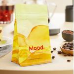 Custom Logo Side Gusset Flat Bottom Coffee Beans Packaging Laminated 100g 150g 250g 500g 1kg Bags With Valve for sale