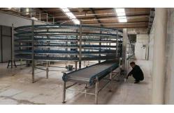 China                  Cooling Tower Freeze Conveyor Chilling Conveyor System for Baking              supplier