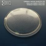High Temperature Resistant Borosilicate Glass Lens For Light Lamp Cover for sale