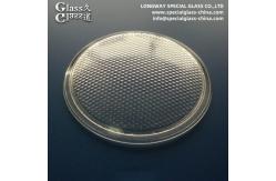 China High Temperature Resistant Borosilicate Glass Lens For Light Lamp Cover supplier