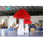 Red 2m Oxford  Inflatable Mushroom Model For Advertising