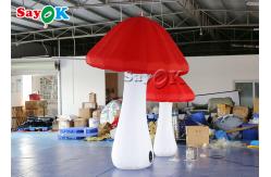 China Red 2m Oxford  Inflatable Mushroom Model For Advertising supplier