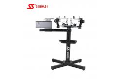 China Portable Computer Head Badminton Racket Net Machine Tennis Bat Making Vertical supplier