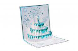 China Customizable Personalized 3D Pop Up Happy Birthday Card for Special Occasions supplier