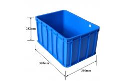 China White Transport Stackable Plastic Crate Plastic Folding Storage Boxes supplier