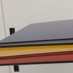 1220*2440*3 PE Aluminum Composite Panel ACP Sheets 1500mm ZWM-87 for sale