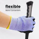 Logo Custom A6 Cut Resistant Gloves With Sandy Nitrile Coating / Touchscreen Compatibility