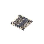 LCP 8 Pin Micro SIM Card Socket Connector Push Pull H1.8mm 5000 Cycles Durability for sale