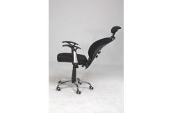 China Adjustable Height Home Office Computer Chair With Headrest / Lumbar Support 11KG supplier