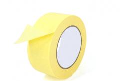 China High Adhesive Bright Yellow Crepe Paper Masking Tape supplier