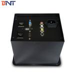 Pop Up Flush Mounted Table Standard Power Socket Conference With RCA / VGA / HDMI
