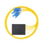 PLC Optical Splitter 1×8 Single Mode PLC Fiber Optic Splitter ABS Box Type with SC Connector(7233212) for sale