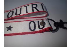 China Polyester Sublimation Printed Webbing Tape And Strap With Custom Logo supplier