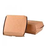 Disposable Kraft Burger Box for Fast Food Eco-Friendly and Durable for sale