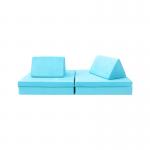 Blue High Density Foam Play Foam Couch Furniture 11KG For Homeschool for sale