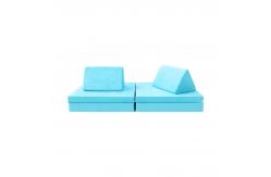 China Blue High Density Foam Play Foam Couch Furniture 11KG For Homeschool supplier