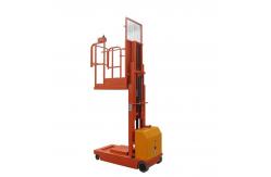 China Electric Aerial Order Pickers Lift Self Propelled Order Picker Forklift supplier