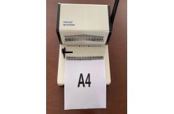 China B5 Wire Comb Binding Systems Loose Leaf Hole Punching Binding Machine supplier