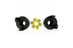 China Ml Plum Flexible Jaw Coupling Elastic Rubber Spider Flower For Motor supplier