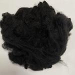 China 5.5D*51mm Black Felt ES fiber For Soundproof &   High Color Felt Staple Fiber Soft & Fluffy Fastness Specifications can be customized for sale