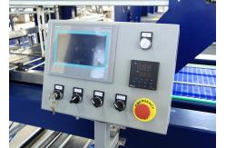 China Baby Bottles POF Film Automatic Shrink Wrapper With Sticker Application supplier