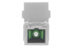 China Low Insertion Loss Telecommunications Fiber Optic SC Adaptor with Flip Auto Shutter supplier
