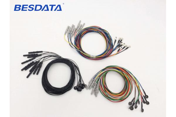 Conductive Sintered Ag - AgCl Electrode With 1.5m leadwire Low Profile