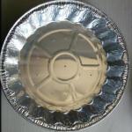 Heat Sealing Plain 3004 0.2mm FDA Aluminium Foil Container for sale