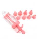 8 Sets Cake Decorating Gun Set Cream Cookies Decorating Machine 8 Heads Nozzle Baking Tools for sale