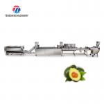 Industrial Fruit And Vegetable Processing Line Brush Bubble Cleaning Drying Selection And Cutting for sale