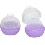 Sphere Ice Molds - 6 Pack - Silicone Ice Ball Molds With Built-In Funnel - Round Ice Cube Molds - Make 2.5 Inch Big Ice Sphere For Whiskey & Cocktails,Food Grade And BPA Free, Black for sale