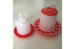 China White PP Poultry Feeder And Drinker Automatic Chicken Drinkers And Feeders supplier