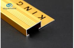 China 6063 Aluminum Ceramic Tile Edging , T5 Aluminum Ceramic Tile Edging supplier