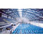 Pre Engineered Steel Structure Swimming Pool Roof With Steel Sheet Roof Panel