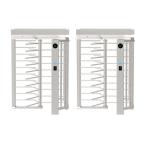 90 / 120 Degree Rotation Full Height Turnstile Gate Semi Automatic 650mm Passage Width for sale