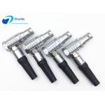 LEMO Metal Circular Connector FHG 1B 2 3 4 5 6 7 8 10 14 16 Pin Right Angle Connector Male for sale