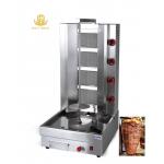 China 4 Head Commercial Automatic Rotating Shawarma Machine Barbecue Chicken Skewer for sale