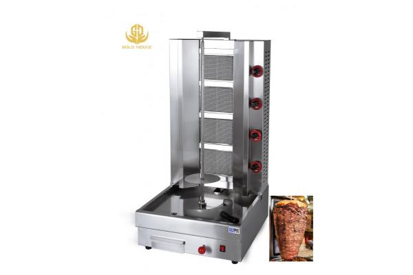 4 Head Commercial Automatic Rotating Shawarma Machine Barbecue Chicken Skewer