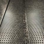 1.2mm Thick Silver Galvanized Perforated Metal Sheet Industrial Grade for sale