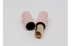 China OEM Cylinder Pink Long Thin Eco Friendly  Cute Lip Balm Containers supplier