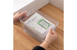 China 5L-20L Eco Wardrobe Transparent Drawer Organizer clear clothes bins supplier