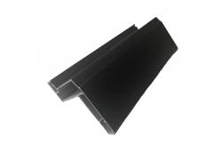 China 1.5mm Black Aluminium Extrusion Profiles Aluminium Sliding Window Frames supplier