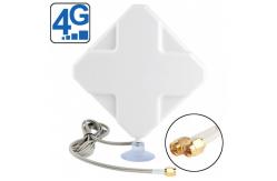 China 4g 35Dbi Long Range Signal Booster LTE Router Antenna With Dual Interface supplier