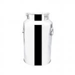 50 Liters Stainless Steel Tea Can Peanut Edible Oil Milk Cans With Sealed Lid for sale