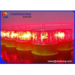 Low Intensity Faa L810 Solar Aviation Obstruction Light Red Dusk-To-Dawn Operation