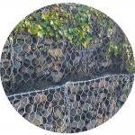 ISO COC Iron Wire Mesh Galvanized Gabion Baskets 100*120mm Hole for sale